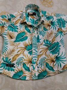 Kid's Boys Printed Shirt Pant Set