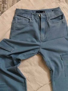 Cargo High Waist Jeans