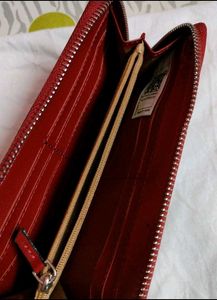 Caprese Red Plaid Wallet