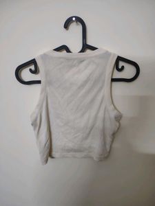 Starfish Graphic ribbed Crop Top