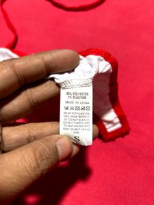 Nurse Theme Tie-Up Bikini Top (Size S)