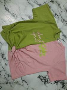 Front Knot Crop Tshirt