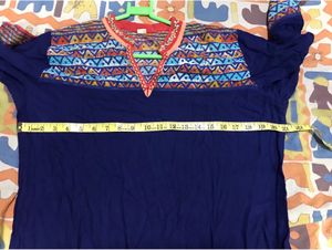 Navy blue kurta