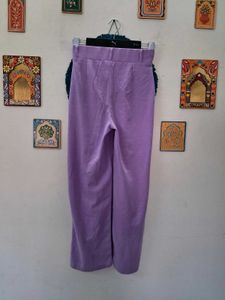new Lavender Wide Leg Trousers