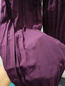 Elegant Purple Striped Pants