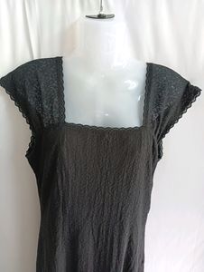 Vintage Lace Black Dress