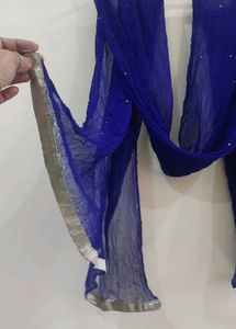 Blue Georgette Dupatta✨️