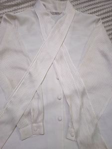 Formal White Shirt. Bust 21, Shoulder Length 17, Sleeve Length 26,  Both For Formal And Informal✨