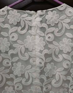 White Floral Lace Dress