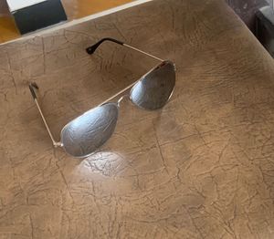 Silver Aviator Sunglasses