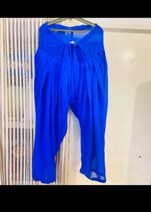 Blue Sequin Punjabi Pretty Suit