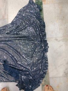 Sequin saree