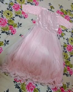 Girls Pink Party Dress
