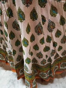 FullFlare AnarkaliKurti with a BeautifulBoho Prin