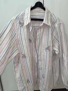 Striped Floral Blouse