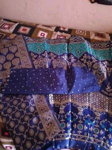 Navy blue women&#39;s beautiful lahenga For Party