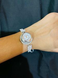 Elegant Silver Watch New With Tag