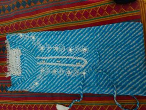 Beautiful Sky Blue Kaftan