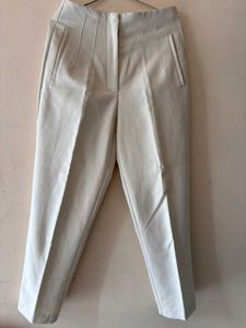Elegant Beige Wide-Leg Pants