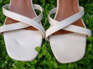 White Strappy Sandals