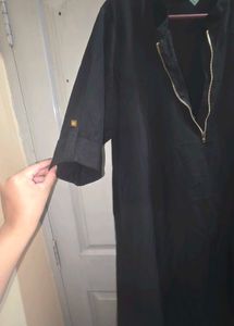 Black Dress with Zipper