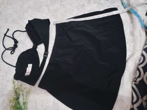 Helter Bikini Set With Skirt
