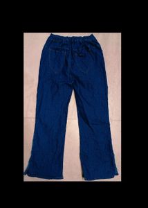 Nevy Blue Straight Fit Women Jeans