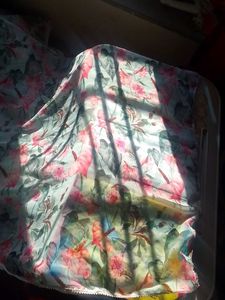 Anarkali Kurta Set With Shimery Border Dupatta