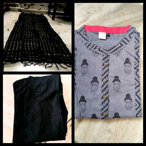 3 Pc Branded Dress Set