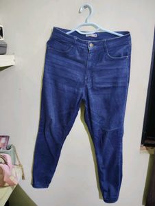 TRAF Denim High-Waisted Jeans