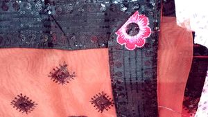 Floral Print Saree