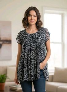 Animal Print Top