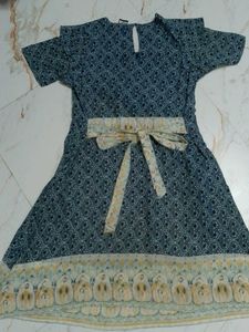 Patterned Mini Dress