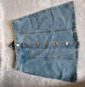 Denim Mini Skirt