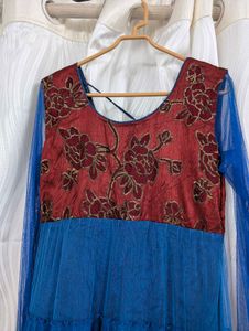 Anarkali Suit With Dupatta And Leggings