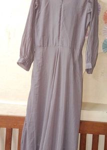 🍂Elegant brown  Floral Embroidered Dress🍂