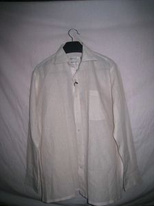 Men's Linen Striped Shirt