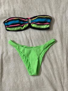 Striped Bikini Set
