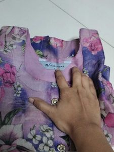 Floral Print purple Top