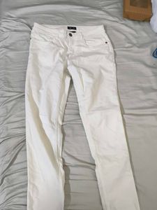 White Slim Fit Jeans
