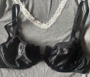 Victoria Secret Inspired Vintage Black Lace Bra