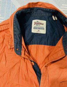 Orange Casual Shirt