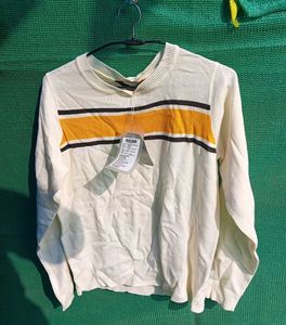 Striped Pullover Sweater - New with Tags