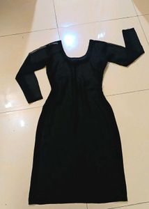 Georgette Meesh Sheer Full Sleeve Kurti