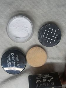 Swiss beauty primer and mattifying setting powder