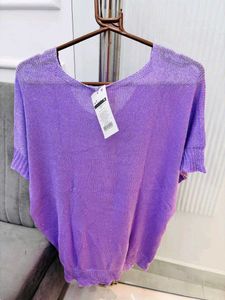 Lilac Knit Top