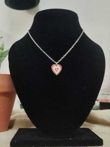 aesthetic heart necklace