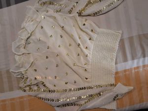 Perfect Party Wear Top With Heart Sequins