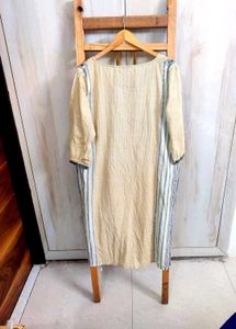 Branded Ethnic Striped Kurta Size-46