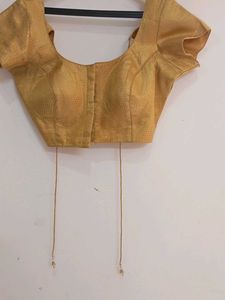 Gold Colour Soch Brand Blouse